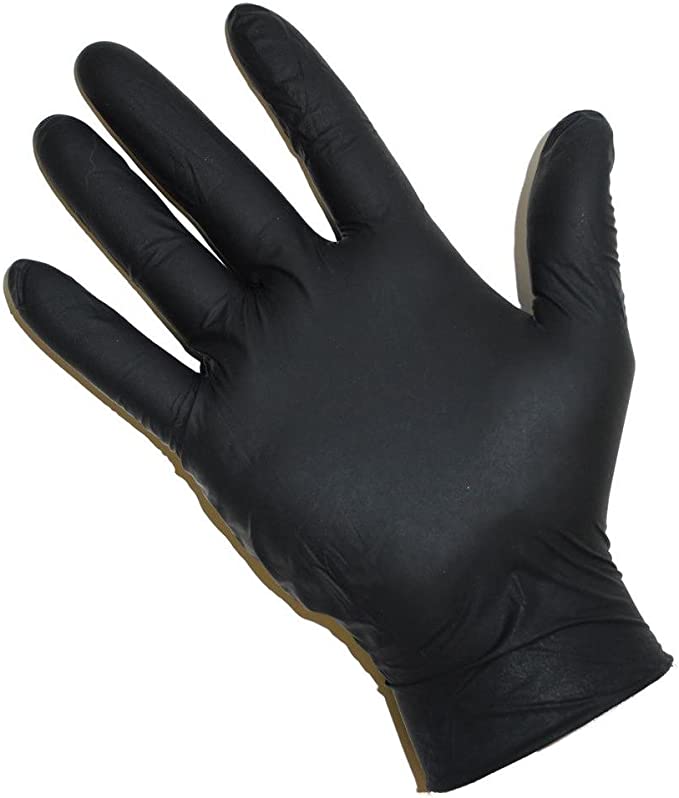 Black Nitrile Disposable Gloves