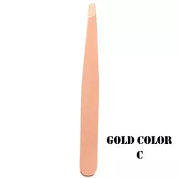 4 Piece Golden Stainless Steel Tweezer Set
