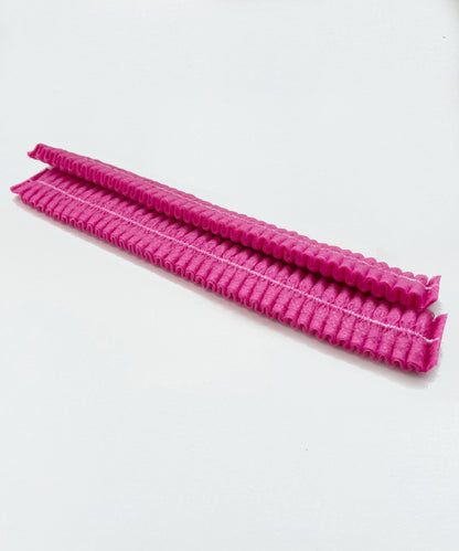 Pink Disposable Hair Nets